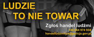 Zgłoś na policję handel ludźmi