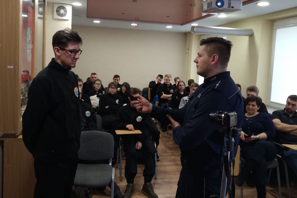 zajęcia z policjantami