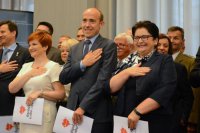Zdjęcie z inauguracji kampanii w MSW.