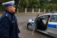 Policjanci podczas działań &quot;Pasy&quot;.