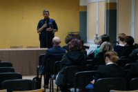 Policjanci w Zespole Szkół nr 1 w Kłobucku