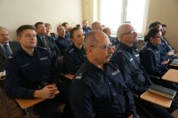 Kadra kierownicza KPP Kłobuck.