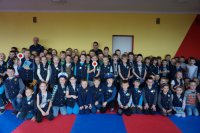 Pogadanka policjantów w Zwierzyńcu Pierwszym.