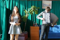 Część artystyczna przygotowana przez gimnazjalistów.