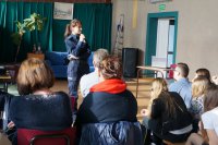 Prelekcja policjantki.