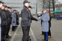 Uroczystość ślubowania nowych policjantów.