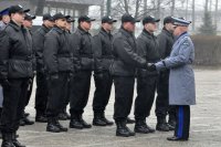 Uroczystość ślubowania nowych policjantów.