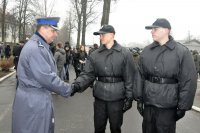 Uroczystość ślubowania nowych policjantów.
