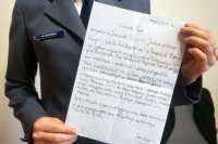 Wizyta policjantów w szkole w Krzepicach.