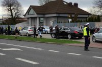 Policjanci i motocykliści