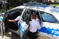 Policjanci na pikniku rodzinnym