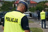 Czynności na miejscu wypadku drogowego