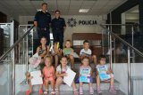 Dzieci odwiedziły kłobucką komendę policji