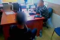 Zatrzymany mężczyzna