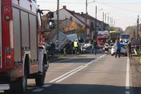 miejsce wypadku drogowego