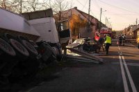 miejsce wypadku drogowego