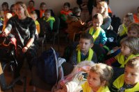 Przedszkolaki w kłobuckiej komendzie