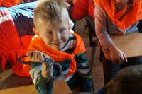 Przedszkolaki w kłobuckiej komendzie