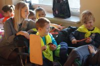 Przedszkolaki w kłobuckiej komendzie