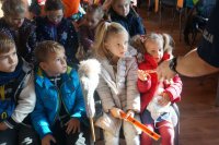 Przedszkolaki w kłobuckiej komendzie