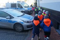 Przedszkolaki w kłobuckiej komendzie