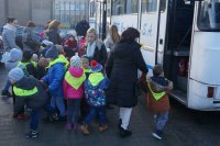 Przedszkolaki w kłobuckiej komendzie