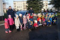 Przedszkolaki w kłobuckiej komendzie