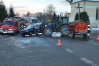 kolizja drogowa w Kamyku