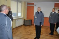 Uroczysta zbiórka w KPP w Kłobucku