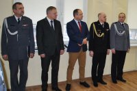 Uroczysta zbiórka w KPP w Kłobucku