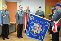 Uroczysta zbiórka w KPP w Kłobucku