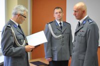 Uroczysta zbiórka w KPP w Kłobucku