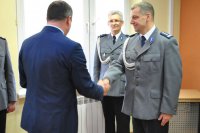 Uroczysta zbiórka w KPP w Kłobucku