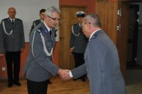 Uroczysta zbiórka w KPP w Kłobucku