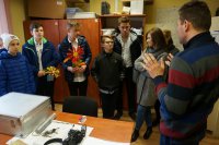 uczniowie odwiedzili policjantów
