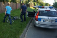 Interwencja wobec nietrzeźwego rowerzysty