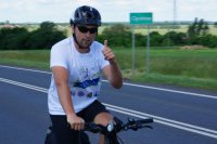 Kłobuccy policjanci wsparli rowerową wyprawę dla Wiktorii