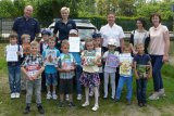 Mundurowi na turnieju „Bezpieczni Przedszkolacy”