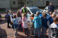 „Bezpieczna droga do szkoły” z kłobuckimi policjantami