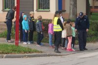 Wspólne działania policjantów i Młodzieżowej Służby Ruchu Drogowego