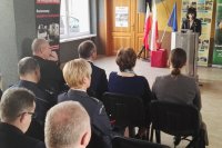 Kłobuccy mundurowi na „Powiatowych Targach Edukacji i Pracy”