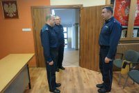 narada policjantów w KPP w Kłobucku