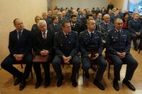 Policjanci na uroczystości 10-lecia OSSW w Kulach
