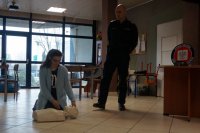spotkanie uczniów z dzielnicowym