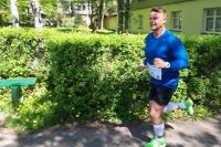 policjanci na wiosennym biathlonie IPA