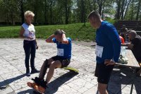 policjanci na wiosennym biathlonie IPA