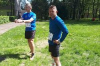 policjanci na wiosennym biathlonie IPA
