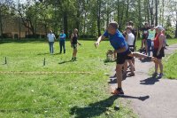 policjanci na wiosennym biathlonie IPA