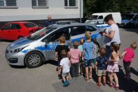 przedszkolaki na komendzie policji
