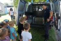 przedszkolaki na komendzie policji